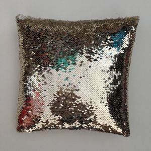 Sequined Throw Pillow